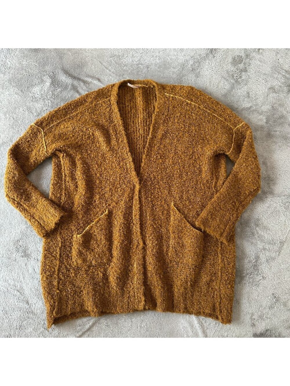 Free People Oversized Luxury Alpaca Blend Cardigan Sweater SMALL